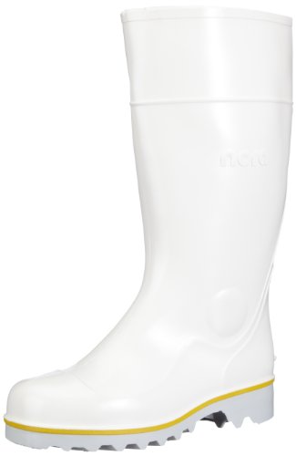 Nora Ralf 72257 - Botas de agua unisex, color blanco, talla 45