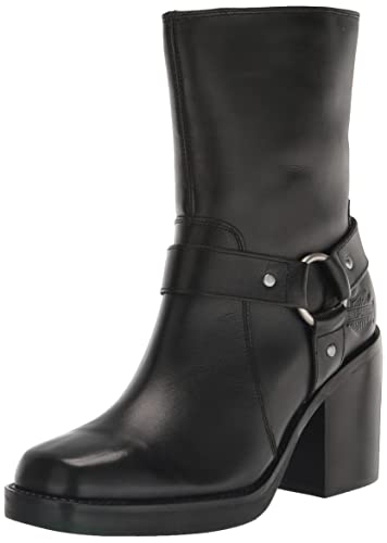 Harley-Davidson Zelta - Botas de moda para mujer, Negro -, 40.5 EU