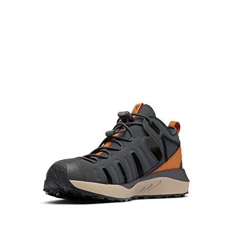 Columbia Peakfreak X2 Mid Outdry, Botas de Senderismo para Hombre, Gris Dark Grey X Caramel, 46 EU