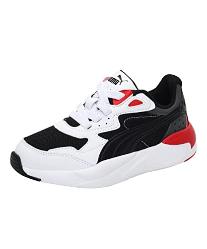 PUMA X-Ray Speed AC PS, Botas, Multicolor White Black-High Risk Red-Dark Shadow, 35 EU