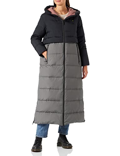 Blauer Impermeable/Trench Largo Imb Pluma Chamarra Alternativa, 952 Gris Hierro, XS para Mujer