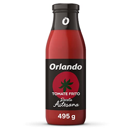 1 caja de 8 unidades de ORLANDO Tomate Frito Receta Artesana Cristal 495g sin gluten