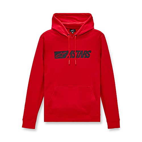 Alpinestars, Reblaze Hoodie, Sudadera, Negro Rojo, M, Hombre