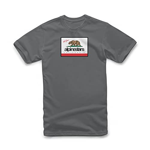 Alpinestars, Cali 2.0 tee, Camisa Manga Corta, Carbón, L, Hombre