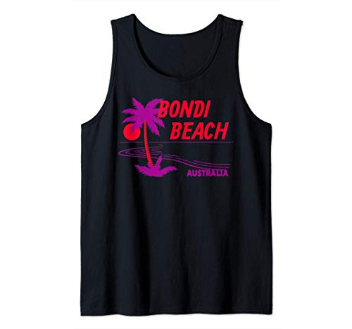 Bondi Beach Retro Australia Souvenir Camiseta sin Mangas