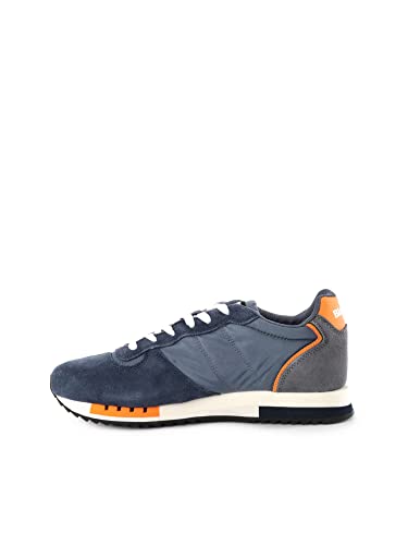 Blauer USA S3Queens01 Navy Orange Zapatillas deportivas para hombre de nobuk y tela, azul oscuro, 42 EU