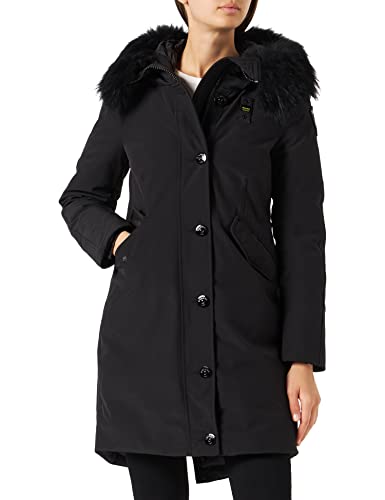 Blauer Impermeable/Trench Largo Imb Pluma Parca, 999 Negro, XS para Mujer