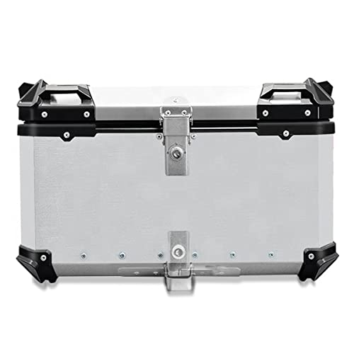 Baul Aluminio Moto Bagtecs XB65 Top Case Plata 65 litros