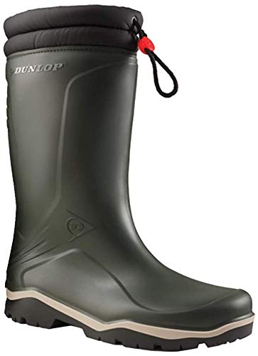 Dunlop Boots Botas térmicas Blizzard de invierno de goma para hombre y mujer, color Verde, talla 43 EU