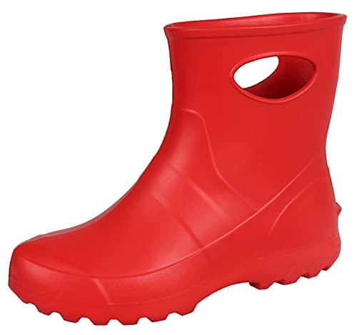 Botas de agua Botas de lluvia de gomaespuma rojas para mujer Garden Lemigo 37 EU / 4.5 UK