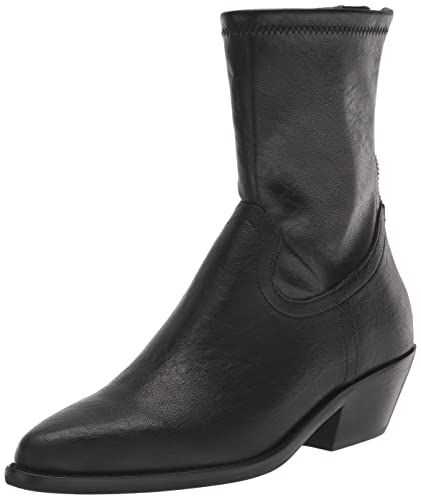 DKNY Women's Raelani-Botas para Mujer, Cremallera, Negro, 38.5 EU