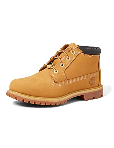 Timberland Nellie Chukka, Botas Mujer, Amarillo Wheat Nubuck, 37 EU