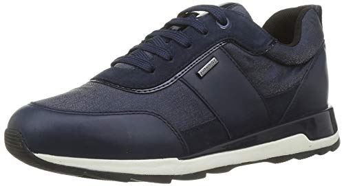 Geox D New Aneko B Abx Ab, Sneakers para Mujer, Azul (Navy) , 36 EU