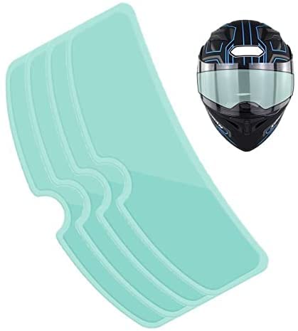 GCDN Casco de Moto Insertar Película Anti Vaho Agua Visera Ultra Claro, Moto Universales Accesorios Antivaho Escudo Insertar Lente para Completo Cascos, Medio Cascos, Abierto Cascos