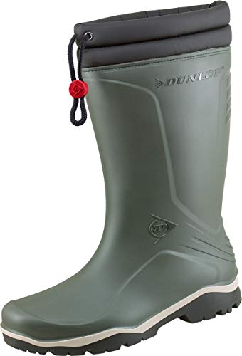 Dunlop Boots Botas térmicas Blizzard de invierno de goma para hombre y mujer, color Verde, talla 44 EU