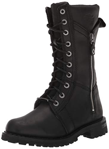 HARLEY-DAVIDSON FOOTWEAR Harnett Riding Boot - Botas de hípica para mujer, color Negro, talla 06.0 M US