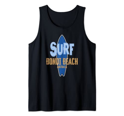 Surf Bondi Beach, Surfing Bondi Beach en Australia Camiseta sin Mangas