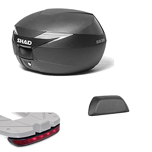 Sh39luzres1 - Maleta baul Trasero Moto + Respaldo + luz de Freno Regalo sh39