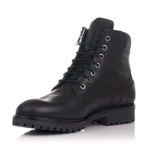 Coronel Tapiocca - Bota de Piel con Cordones y Cremallera C.2176-11 para: Hombre Color: Negro Talla: 43