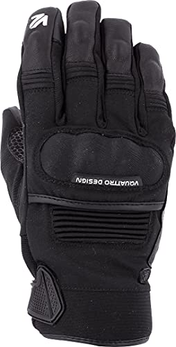 VQuattro Tracker Guantes de Motocicleta (Black,L)