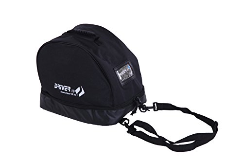 Driver13 ® Bolsa para Casco IR en Bicicleta Casco de esquí con Gafas Negro