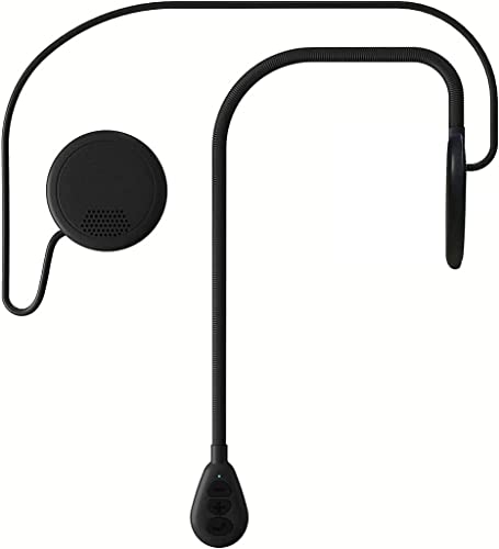 OBEST 0,35 Pulgadas Auriculares Casco de Motocicleta, Auriculares con Intercomunicador Bluetooth 5.0, Reducción de Ruido Ultradelgada y Cómoda, Manos Libres/Devolución de Llamada/Música