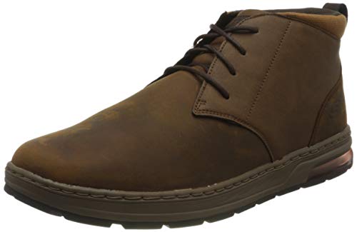 Skechers Evenston Renli, Botas Chukka Hombre, Dark Brown, 44 EU