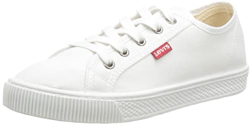 Levi's Malibu Beach S, Zapatillas Mujer, B White 33, 38 EU