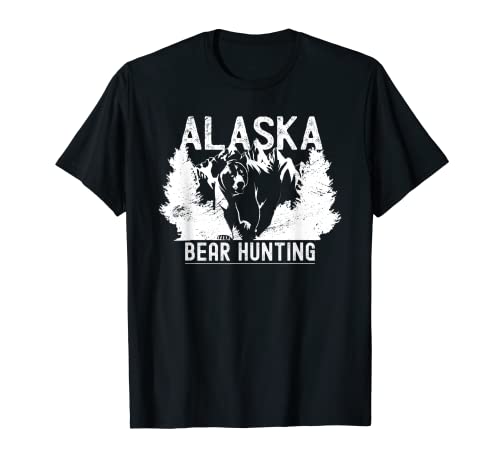 Alaska Bear Hunting, Arco de los cazadores de tiro con arco Camiseta