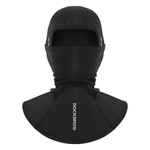 ROCKBROS Pasamontañas Invierno Térmico para Hombre Mujer, Balaclava a Prueba de Viento para Esquí Ciclismo Snowboard Moto, Talla S/L