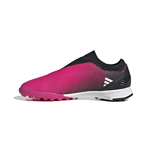 adidas X Speedportal.3 Laceless Turf, Botas de fútbol para Unisex niños, Team Shock Pink 2 Zero Met Core Black, 43 EU