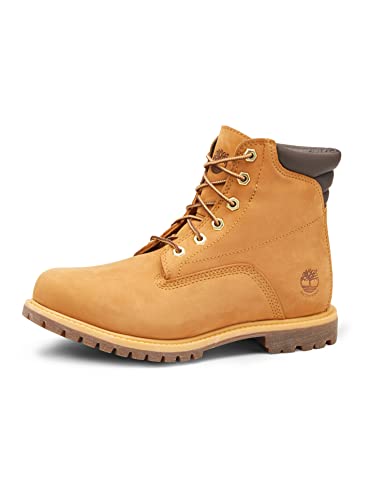 Timberland Waterville 6 Inch Basic Waterproof, Botas Chukka Mujer, Wheat Nubuck, 40 EU