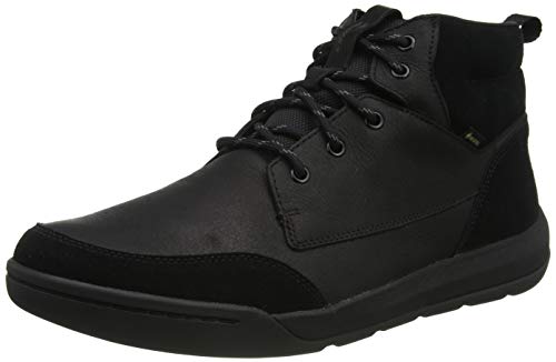 Clarks Ashcombe HiGTX, Botas para Nieve Hombre, Black WLined Lea, 43 EU