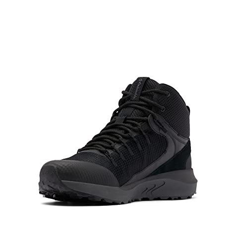 Columbia Trailstorm Mid Waterproof Botas Montaña De Senderismo Y Trekking para Hombre, Negro (Black x Dark Grey), 42 EU