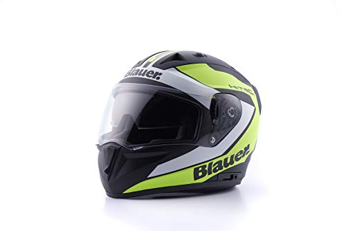 Blauer - Casco Snaper gráfico B XL BLACK MATT/YELLOW/WHITE