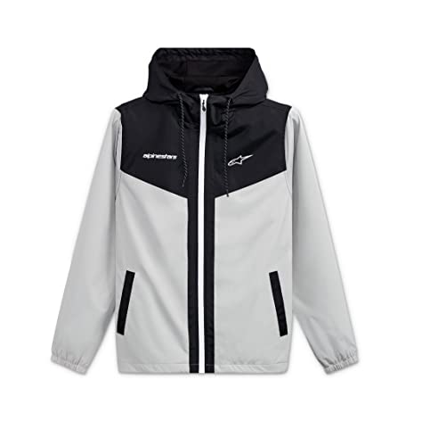 Alpinestars, Plex Jacket, Chaqueta, Negro Plata, Xxl, Hombre