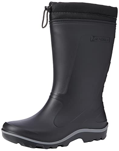 Spirale Stratos, Botas de Lluvia Unisex Adulto, Negro, 39 EU