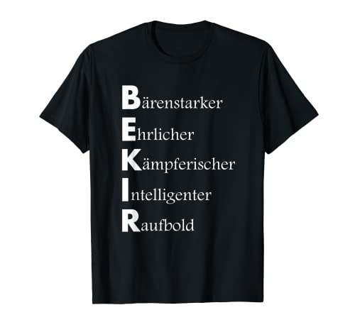 Hombre Berik nombre turco descripción divertida frase genial Camiseta