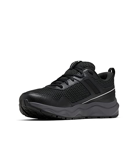 Columbia Plateau Waterproof Zapatillas De Senderismo Y Trekking impermeables para Hombre, Negro (Black x Steam), 43 EU