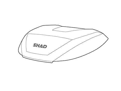 SHAD - D1B59T0R/214 : Recambio embellecedor tapa baul maleta SH59X