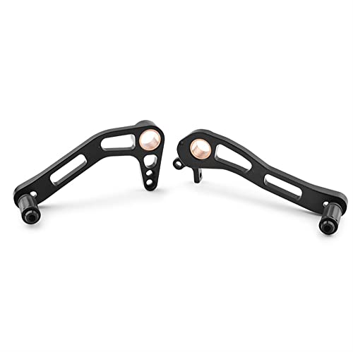 KWETTN Pedal Cambio Estriberas Enduro Palanca De Pie De Freno Reposapiés De Motocicleta para Ducati Scrambler Urban Classic Icon (Color : Black)