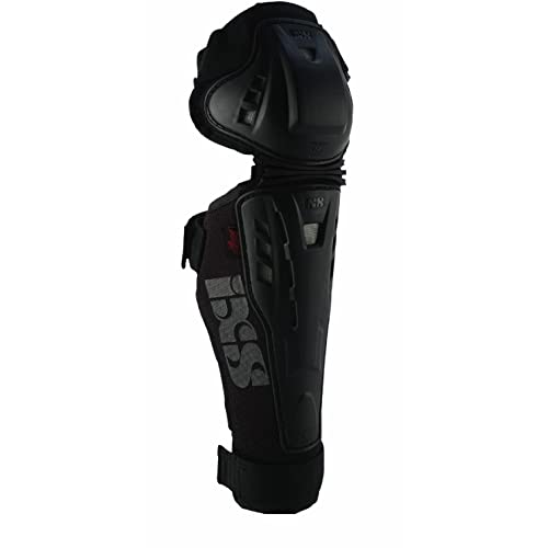 IXS Hammer Knee-/Shin Guard Black KL Protecciones, Unisex Adulto, Negro, L