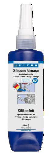 WEICON 26350085 - Grasa de Silicona 85 g, lubricante para válvulas, grifos, Juntas, etc.