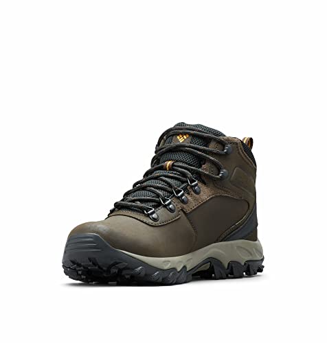 Columbia Newton Ridge Plus 2 Waterproof Botas Montaña De Senderismo Y Trekking impermeables para Hombre, Marrón (Cordovan x Squash), 42 EU