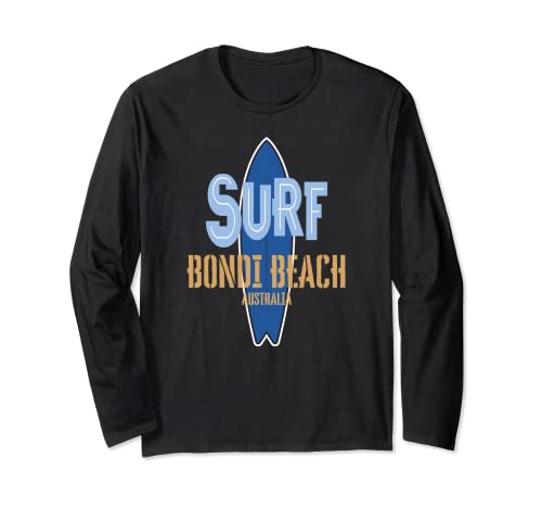 Surf Bondi Beach, Surfing Bondi Beach en Australia Manga Larga