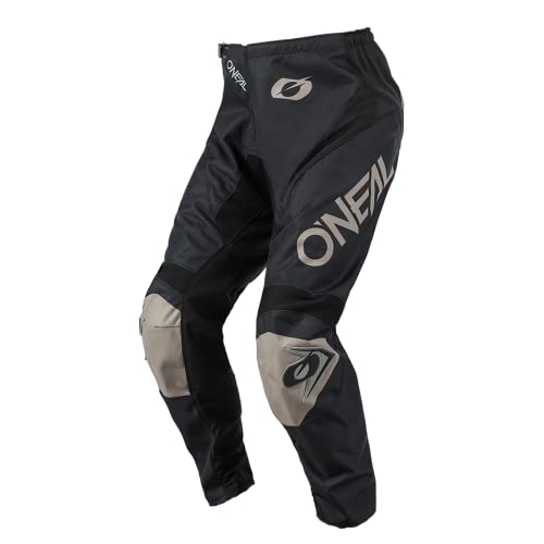 O'Neal | Pantalones de Motocicleta | Enduro Motocross | máxima Libertad de Movimiento, diseño Transpirable y Duradero | Pantalones Matrix Ridewear | Adultos | Negro Gris | Talla 36/52