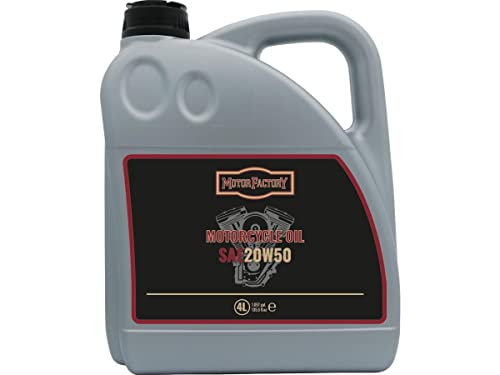 Motor Factory - Aceite de Alto Rendimiento SAE 20W50 para Harley-Davidsons (3,785L)