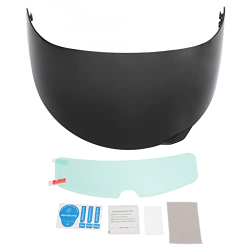 Lente de visera de casco de motocicleta, protector de visera de lente de casco con película antivaho, accesorios de motocicleta de repuesto para AGV VISOR K5 S3 K3 SV(marrón)