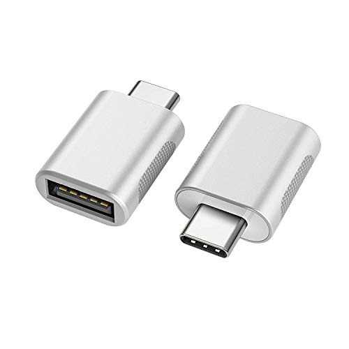 nonda Adaptador USB C a USB 3.0 (2 Pack), Adaptador USB-C a USB, USB Tipo-C a USB, Thunderbolt 4/3 a Adaptador USB Hembra para MacBook Pro 2021, MacBook Air 2022, iPad Pro iMac 2021, Otros Tipo C