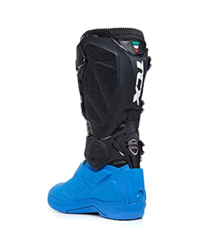 TCX Comp EVO 2 Michelin, Botas de Motociclista Hombre, Negro y Azul, 45 EU